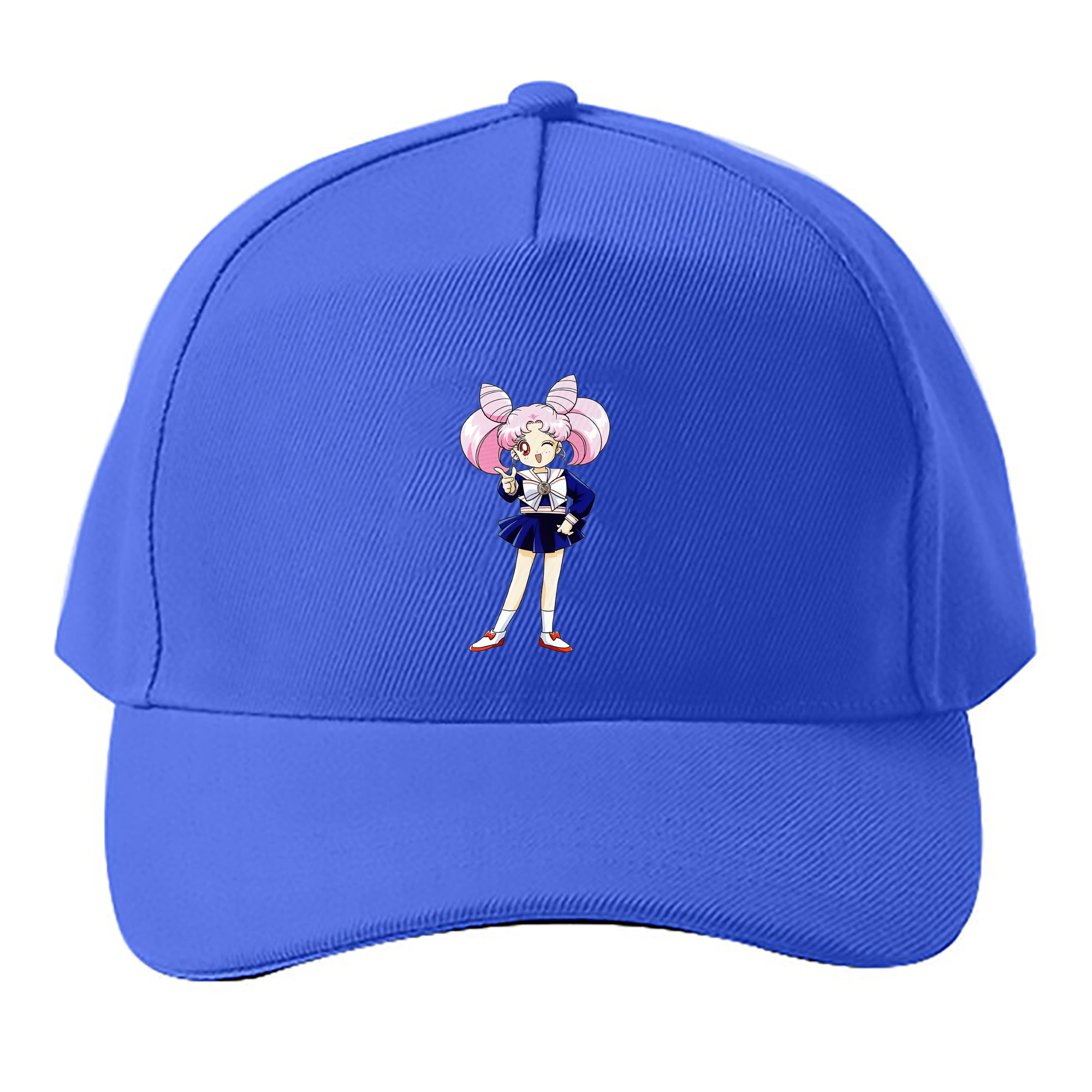 （画像用） 美少女戦士セーラームーン ちびうさ Sailor Moon Chibiusa Tsukino Usagi Small Lady Serenity ベースボールキャップ 綿100％ 男女兼用 帽子 スポーツ